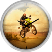 Man Jumping Motocross Bike