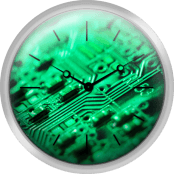 Studio Shot Of Computer Chip